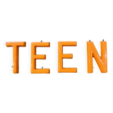 Plastic letters from the 70s - TEEN