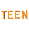 Plastic letters from the 70s - TEEN