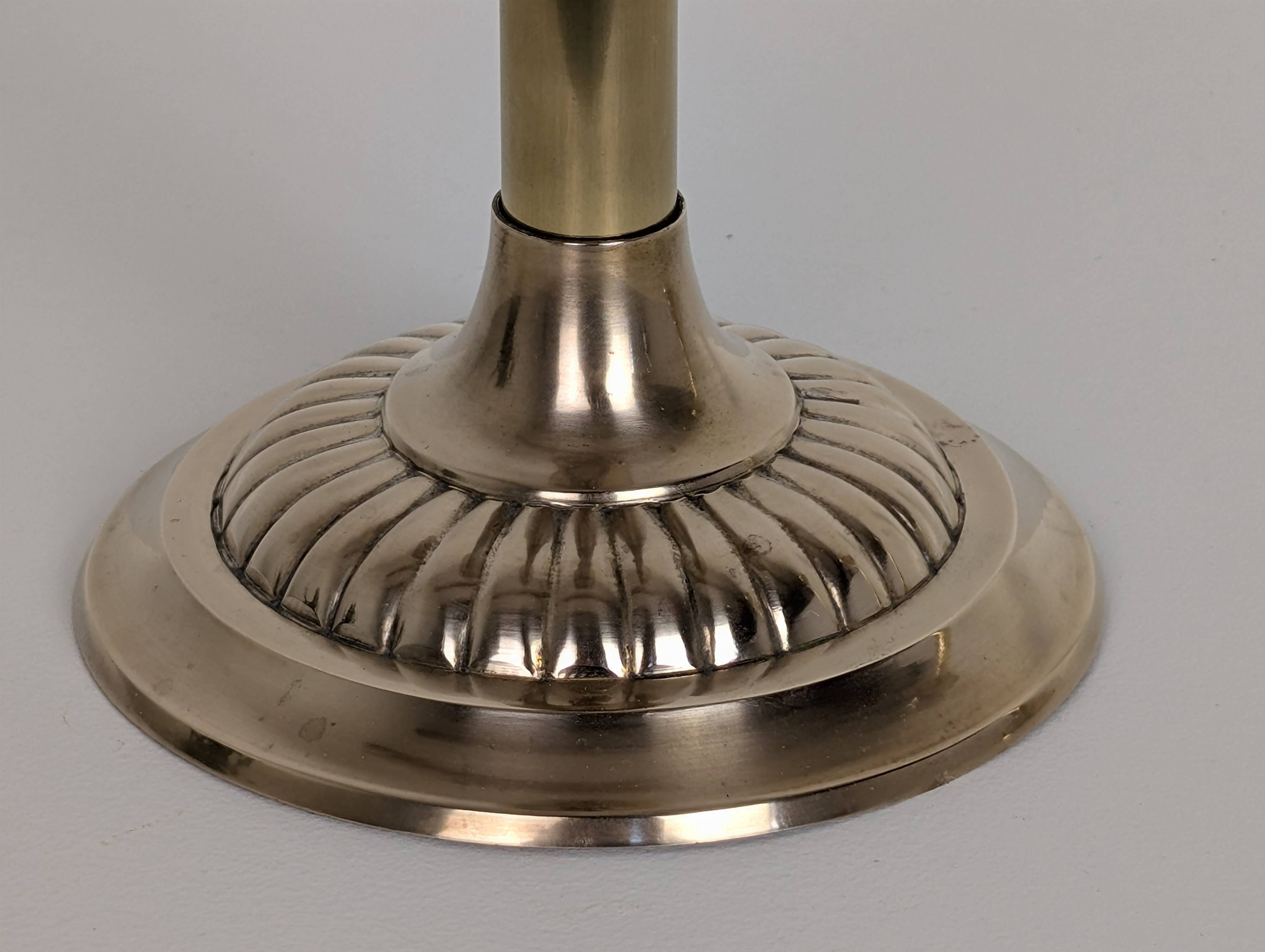 Pair of brass candlesticks