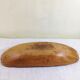 Plat en bois brut art populaire