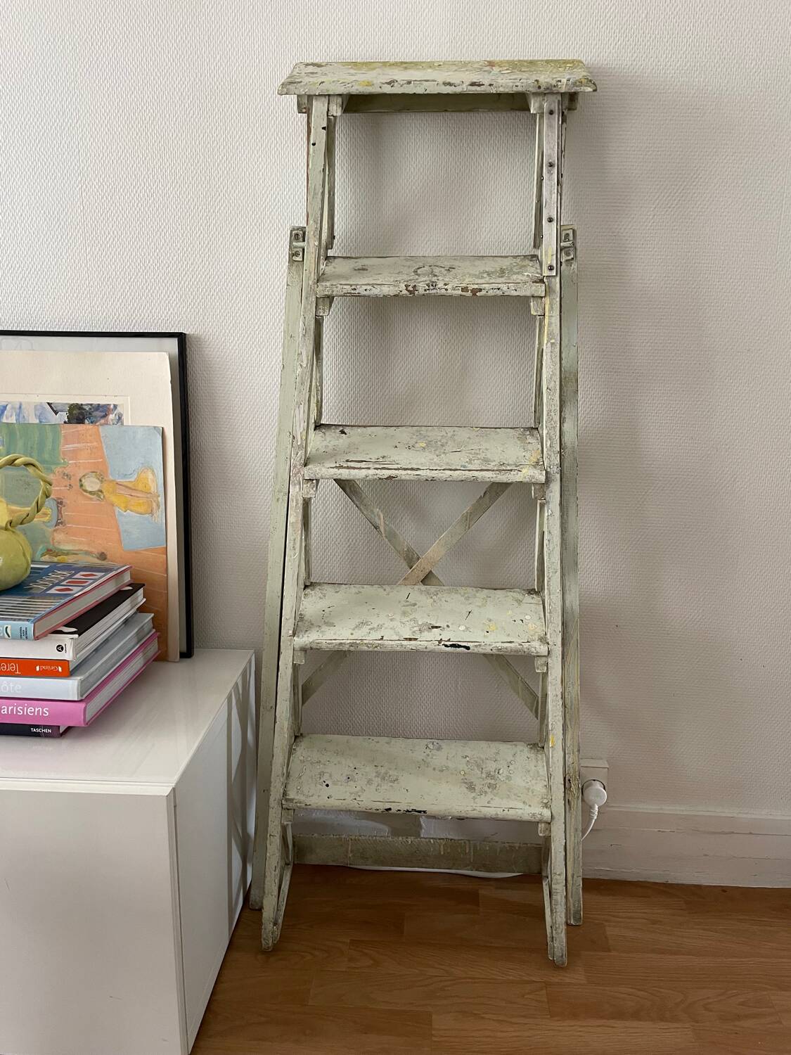 Vintage workshop stepladder