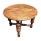 Table bureau d'armateur pieds balustre et rose des vents, style renaissance XIXe