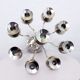 Large silver metal candlestick, groom candlestick