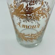 2 glasses napoleon iii love and happiness enhanced gold late xix eme
