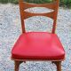 Set of 6 vintage Scandinavian style chairs from the 50s