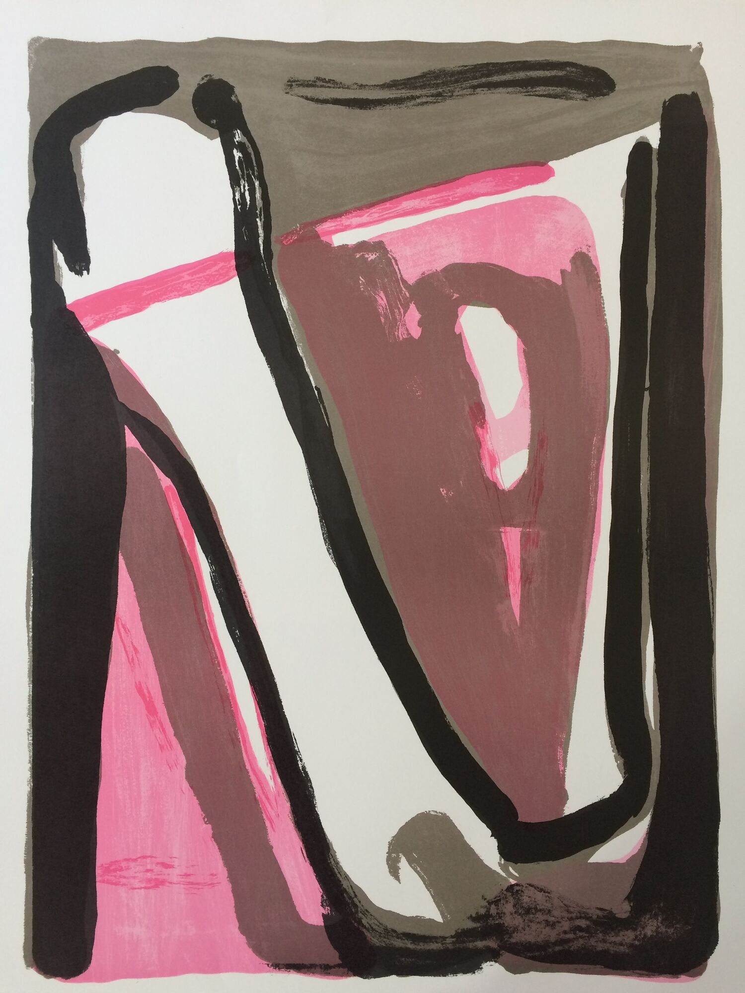 Original exhibition poster edited in lithography