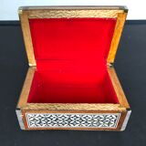 Jewelry box in marquetry