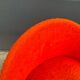 Red fur chair