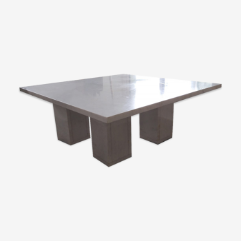 White marble coffee table