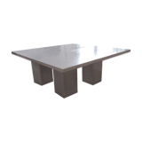 Table basse en marbre blanc