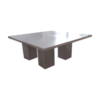 Table basse en marbre blanc