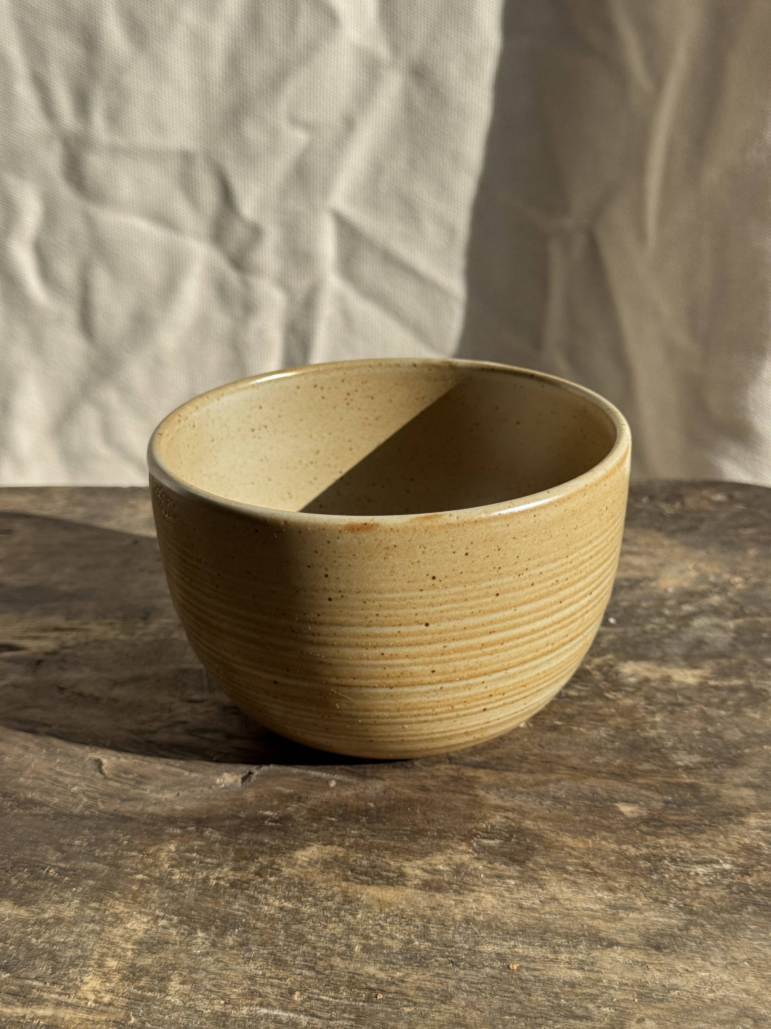 Mini stoneware bowl CNP Village France H7.5 D12