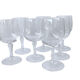 Crystal glasses chiseled on foot Vierzon