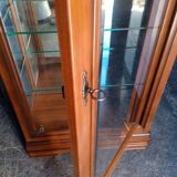 Louis Philippe cherry wood display case 180 cm
