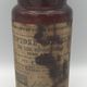 Jar old pot of pharmacy of hospitals in brown glass "peptone cornelis"