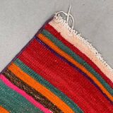 Old Turkish narrow Kilim Runner 283x51 cm shabby chic, vintage kelim