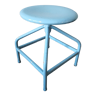 Adjustable metal industrial stool, 4 legs