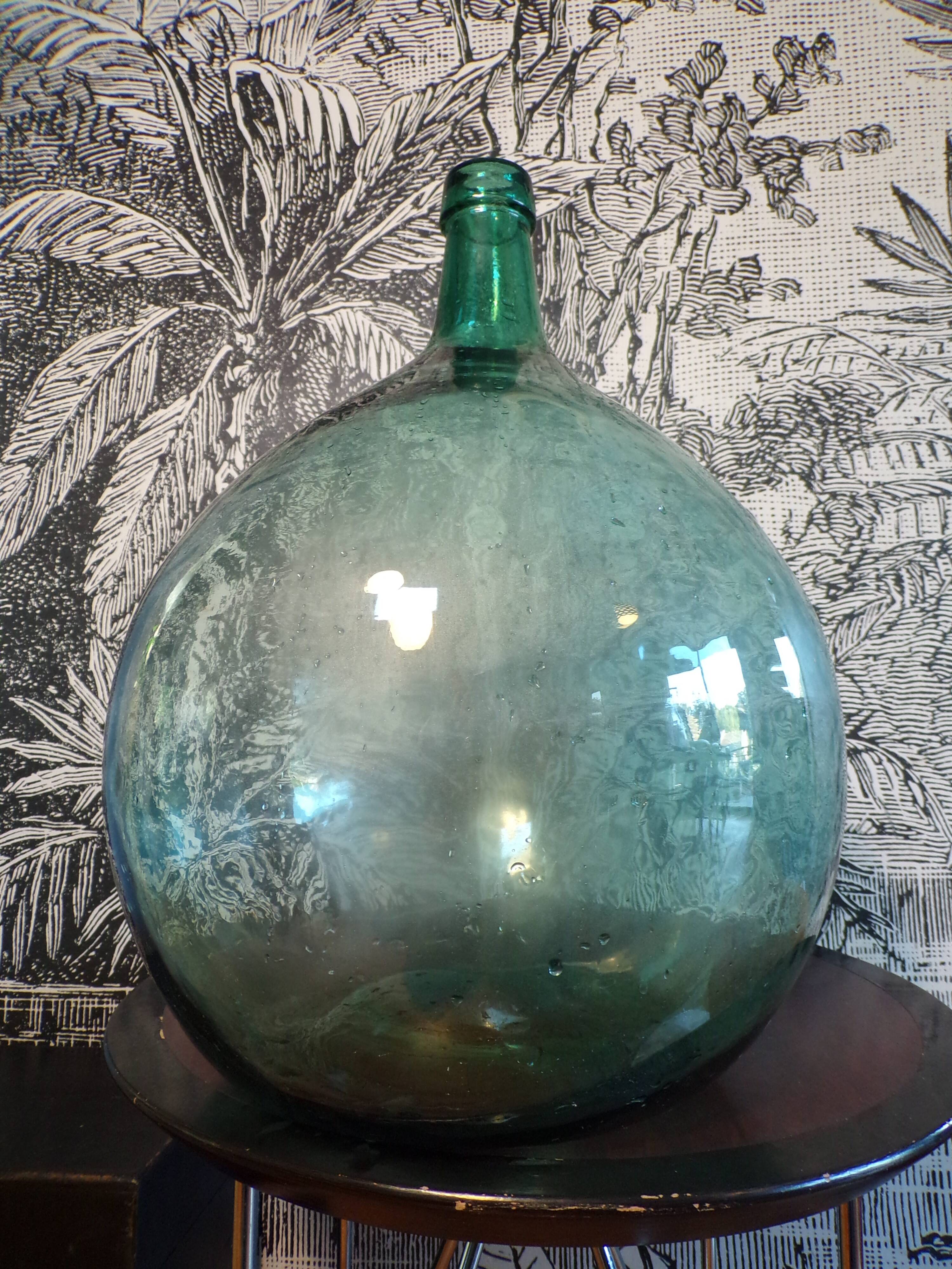 Dame jeanne 30L vert-bleu