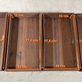 Walnut Writing Commode, Restoration Period – 1st Part 19th