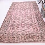 6x10 Rug For Living Room Soft Pink Turkish Vintage Rug, 181x314Cm