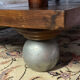 Scandinavian coffee table from the 50s in teak and aluminum