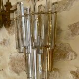 Venini murano glass wall light, Italy 1980s