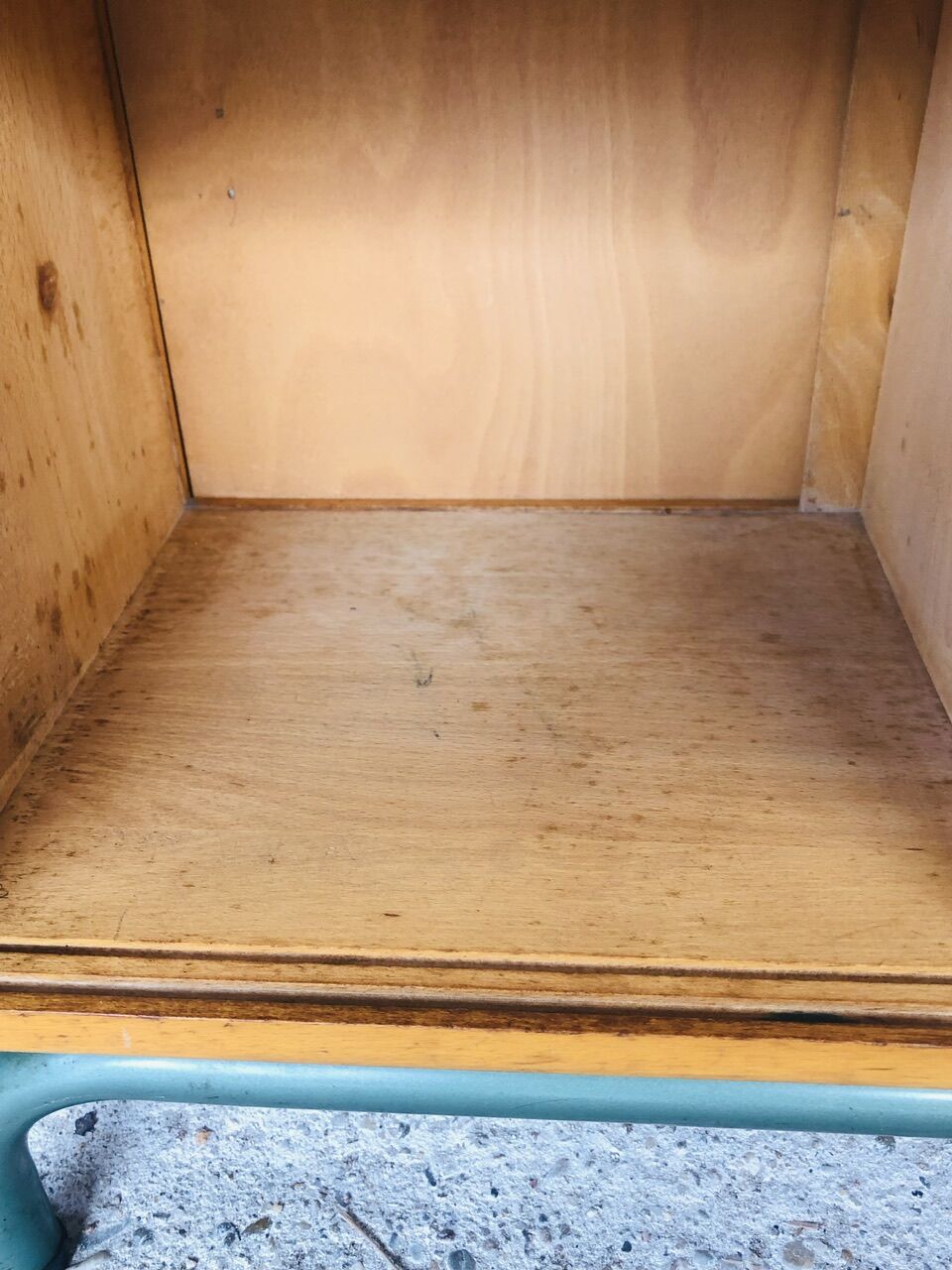 Mid-Century Vintage Storage Cabinet on Metal Legs