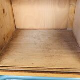 Mid-Century Vintage Storage Cabinet on Metal Legs