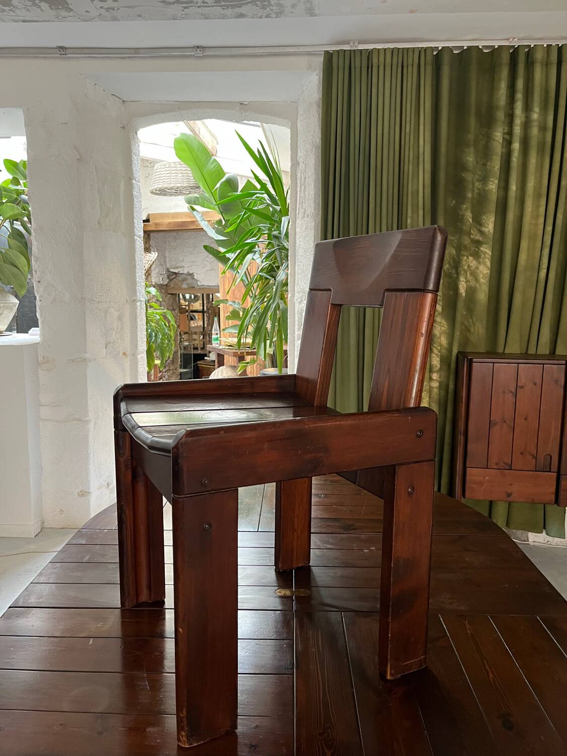 Silvio Coppola Table and 4 Chairs Set 1970