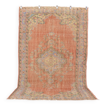 Tapis Oushak en laine turque vintage sku 688