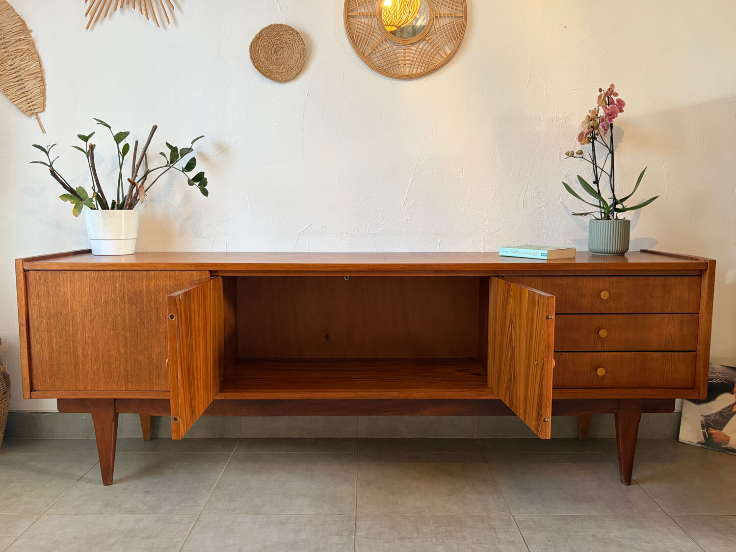 Scandinavian teak sideboard