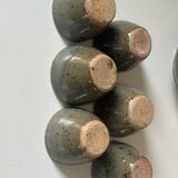 Vintage Gustave Tiffoche ceramic tea set from the 60s
