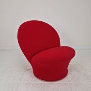 Artifort Model F572 Lounge Chair by Pierre Paulin 1967, Sculptural Masterpi