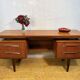 Mid-Century Retro Vintage Teak Desk Dressing Table by G Plan – Fresco Range