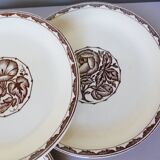 4 assiettes dessert de Sarreguemines modèle Argonne 210706