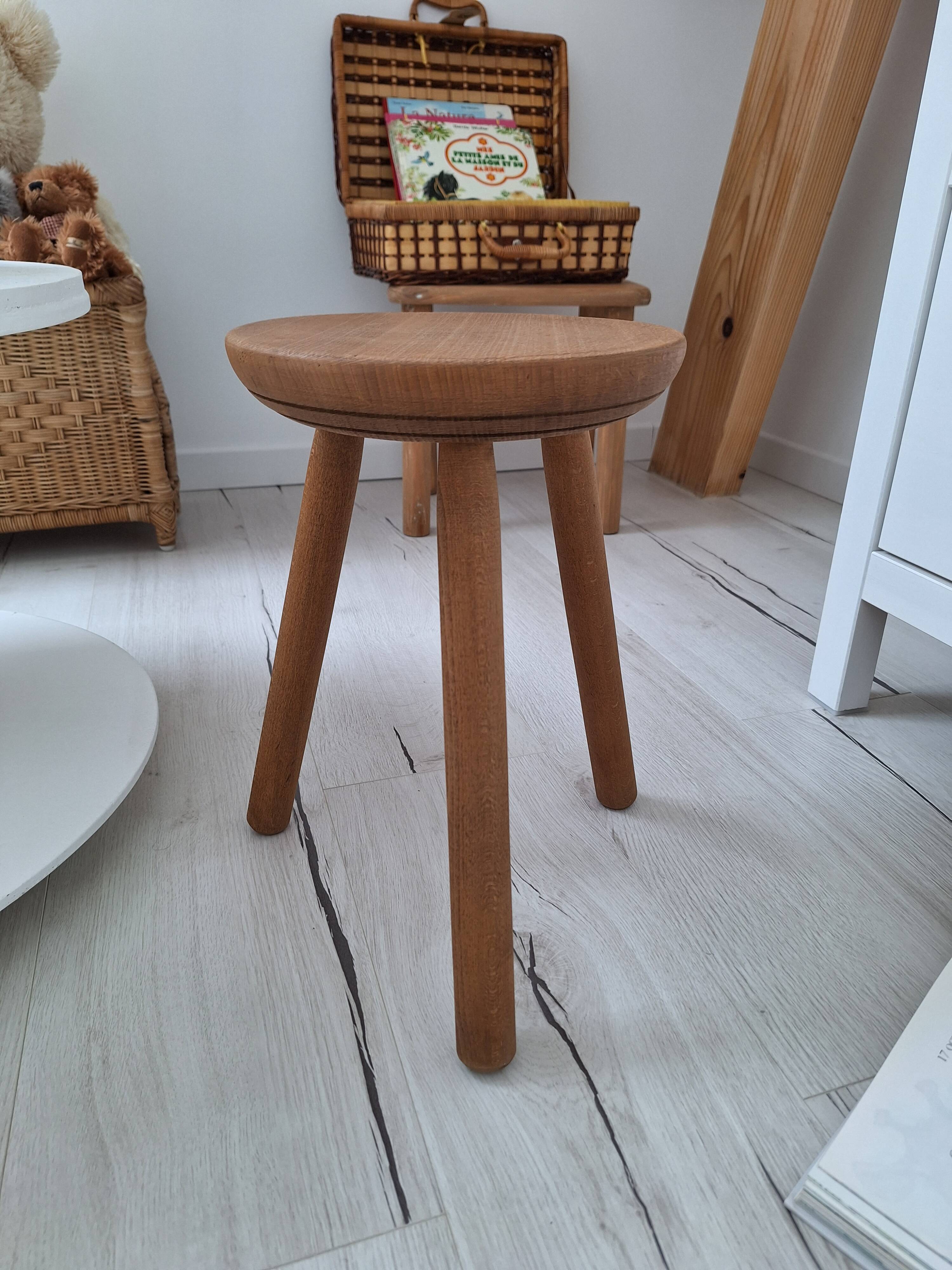 Vintage tripod stool