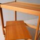 1960s Scandinavian pine wood trolley