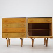 1960s Frantisek Mezulanik Pair of Chest of Drawers, Czechoslovakia