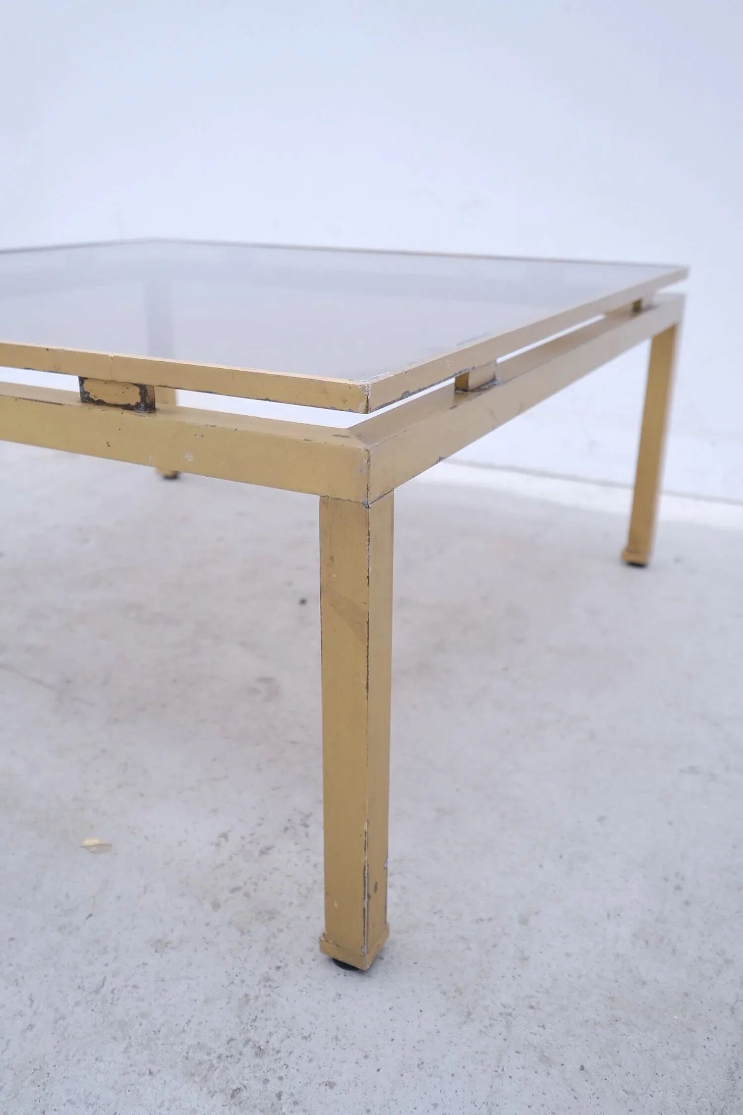 Brass coffee table by Guy Lefevre for Maison Jansen, 1960