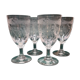 Verres à pied en cristal