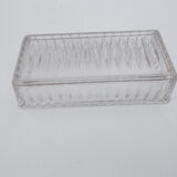 Plat ravier en verre moulé
