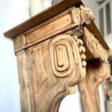 Oak fireplace mantle XIX