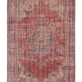 Vintage Turkish rug from Oushak, handwoven 182x276 cm