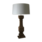 Ancient oak lamp
