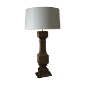 Ancient oak lamp