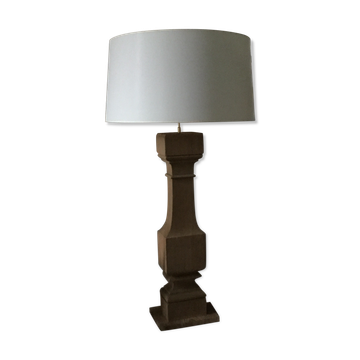 Lampe ancienne en chêne
