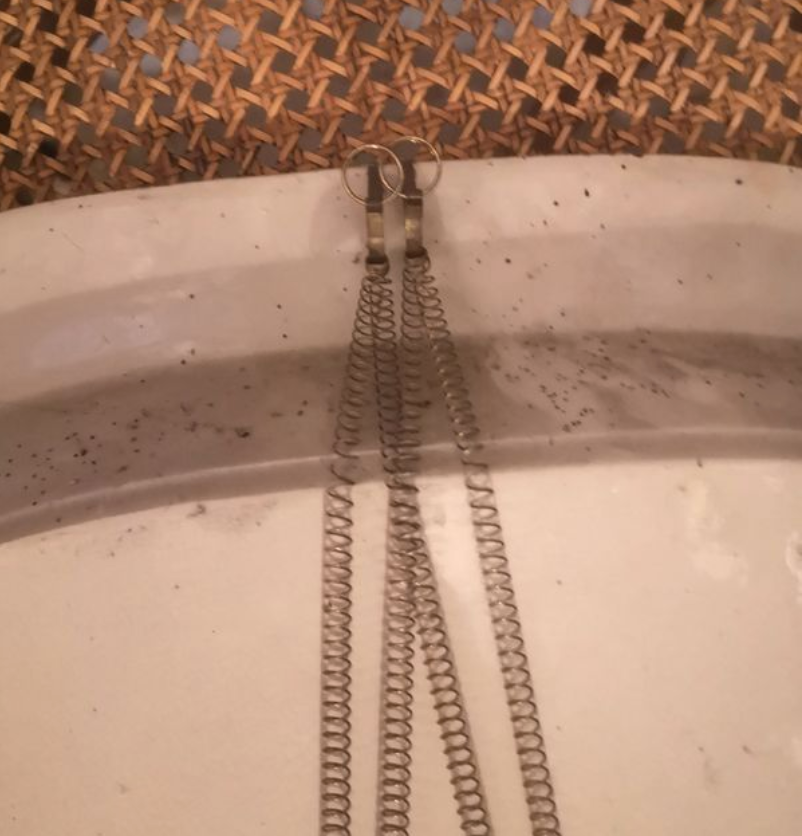 Large dish in English faience Staffordshire style 19th