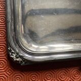 Rectangular silver metal top