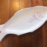 Longwy and Onnaing earthenware fish service, Copenhagen model