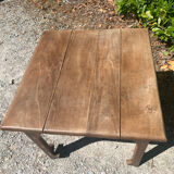 Brutalist wooden table